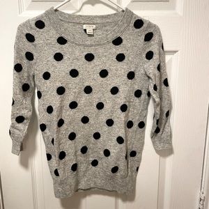 Never worn J Crew quarter length sleeve fitted sweater